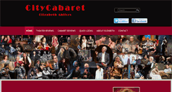 Desktop Screenshot of citycabaret.com