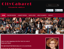 Tablet Screenshot of citycabaret.com